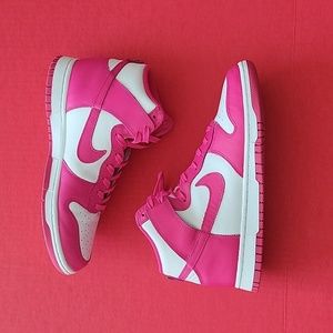 Nike Dunk Hi Hyper Pink M: 8.5 W: 10